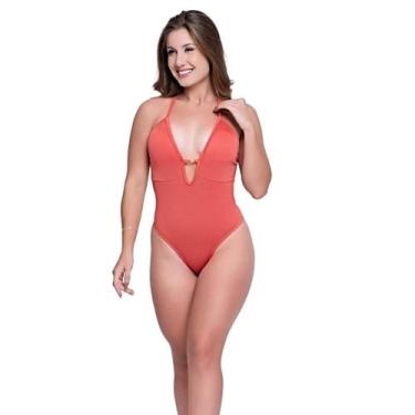 Imagem de Maiô Engana Mamãe Com Bojo Costas Nuas Calcinha Fio Duplo - HYPE MODAS