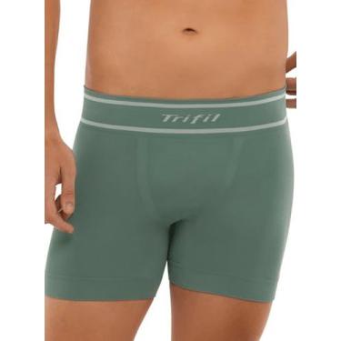 Imagem de Cueca Boxer Trifil CE0643 Masculina Sem Costura Microfibra T. P/1XG, P