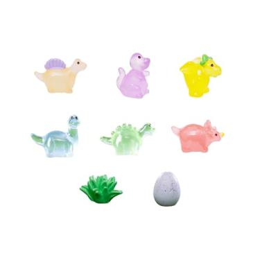 Imagem de SAFITOYA Pingentes de sapato de dinossauro, broches de resina 3D que brilham no escuro, lembrancinhas de festa para meninos, decorações de tamanco