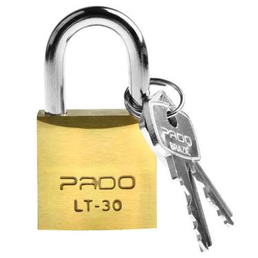 Imagem de Cadeado Tradicional de Latão 30mm LT-30 51000016 Pado - 000084
