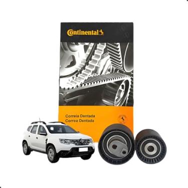 Imagem de Kit Correia Dentada + Tensor + Polia Compatível com Clio Logan 1.6 16v