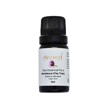 Imagem de Óleo Essencial De Melaleuca Tea Tree Aromá 10Ml Anti-Fúngico - Aroma