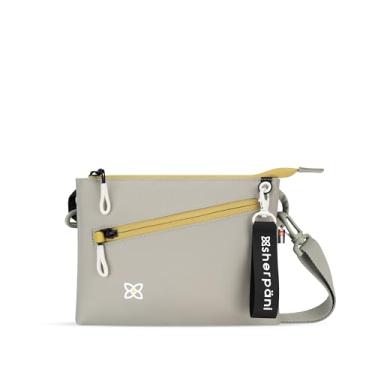 Imagem de Sherpani Zoom, Bolsa Crossbody Pequena, Bolsa Transversal de Nylon, Bolsa Leve com Duplo Compartimento, Bolsa Feminina com Proteção RFID, Presente de Viagem (Wasabi Stone)