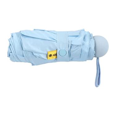 Imagem de aqxreight Rain de Sola de Viagem Sun 5 Dobrável Presente Portátil Com Caixa para Homens Mulheres Suficientes levará a Viagem de Guarda (Azul)