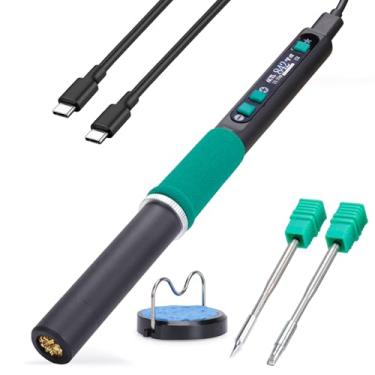 Imagem de YIHUA Kit de ferro de solda elétrico portátil 928D-IV USB