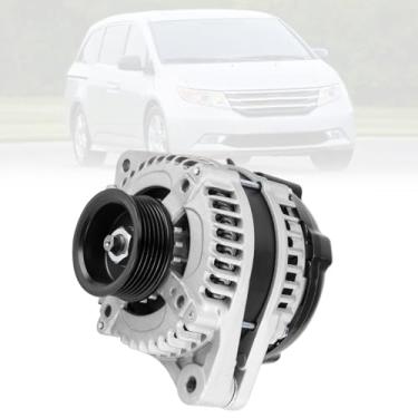 Imagem de Alternador 11573 FIT 2011–2013 Honda Odyssey, 2012–2015 Pilot, 2012–2014 Ridgeline V6 3.5L – 12V 130A 6-Groove Polia – Substitui OEM # 31100-RV0-A01, 1042100 -12400 , 9764219-124