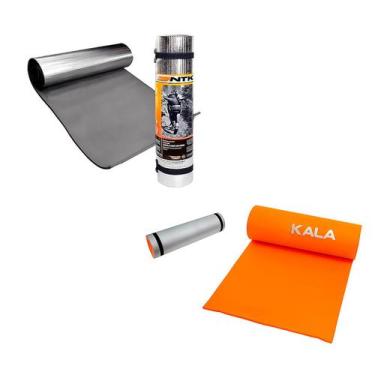 Imagem de Isolante Térmico EVA com Alumínio Refletivo Ideal p/Camping Praia Tril