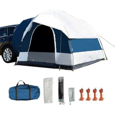 Imagem de Tenda De Bagageira Com Capa De Chuva Superior Toldo De Carro Para Carro Camping Road Trip Essentials Suv De Médio A Grande Tamanho Impermeável Upf 50