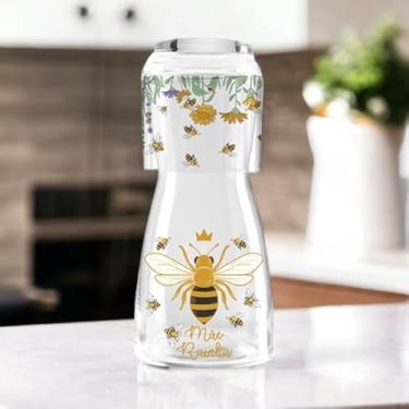 Imagem de Moringa de Vidro com Copo - Queen Bee