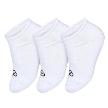 Imagem de Meia Olympikus Cano Invisível - Pack Com 3 Pares 39 Ao 44 - Branca