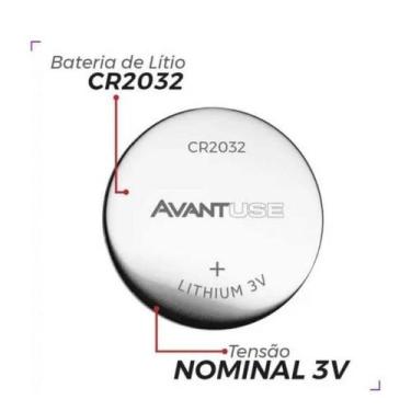 Imagem de Bateria Botão 3V CR2032 AVANTUSE com 5 Unidades