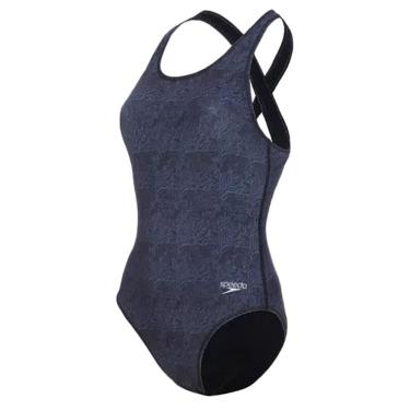 Imagem de Maio Natação Speedo Cross Deep Map Costas Abertas Feminino