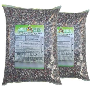 Imagem de Fertilizante Npk 08 28 16 Pacote 10kg - AGROADUBO