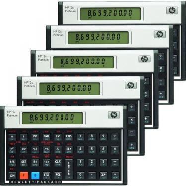 Imagem de Calculadora Financeira HP 12C Platinum - Modelo HEWF2231AA (x5)
