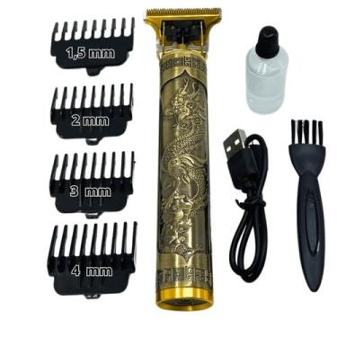 Imagem de Maquininha Corta Cabelo Apara Barba Recarregável Sem Fio - Daling, Dou