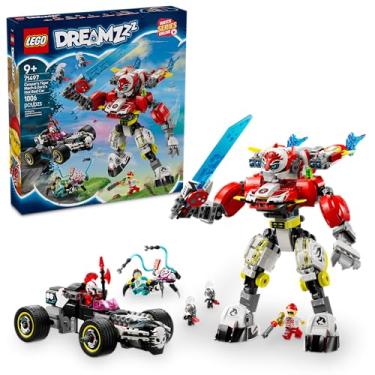 Imagem de LEGO DREAMZzz Tigre Robô do Cooper e Carro Hot Rod de Zero 71497