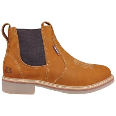 Imagem de Botina Nobuck Masculina Zebu 52130 - Castor