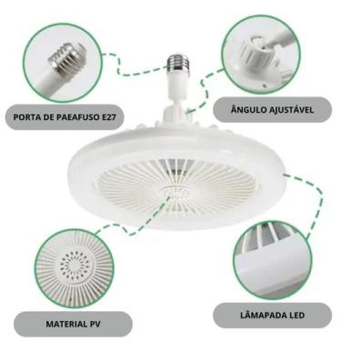 Imagem de Ventilador Teto Led 30W Bivolt Luz - Lippin