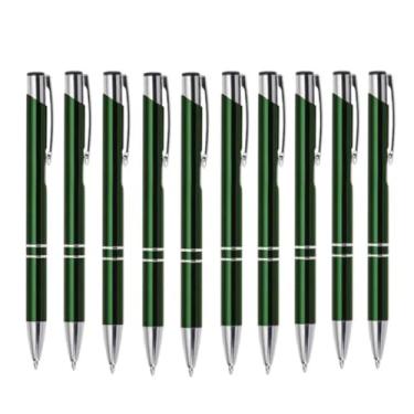 Imagem de Kit 20 Caneta Customizada Metal Laser Escreva Com Estilo (Verde)