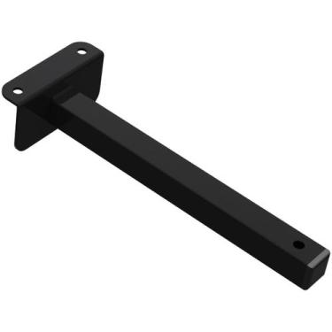 Imagem de SUPORTE REFLETOR FACHADA BANNER BRAÇO 20 CM Preto - MULTIFORMA