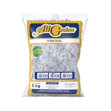 Imagem de Pedras para Decoração All Garden Seixos - 5kg - Tamanho 2
