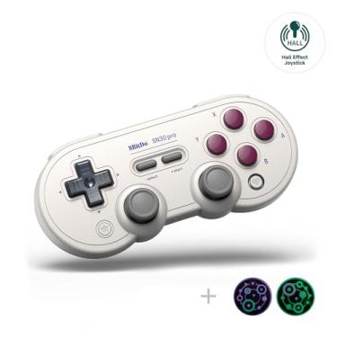 Imagem de 8Bitdo Sn30 Pro Wireless Bluetooth Controller, Hall Effect Joystick Update, Retro Gamepad for Switch/Switch 2, PC, Steam Deck, Android, Raspberry PI, iPhone, iPad, macOS and Apple TV (G Classic