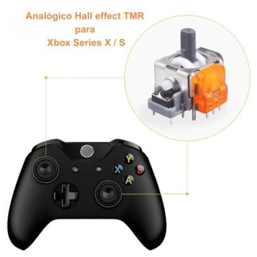 Imagem de Analógico TMR Hall Effect para XBX series X/S, Joystick Eletromagnético de Alta Precisão para jogadores exigentes, Componente de Substituição Premium para Controle de XBX, Anti-Drift, Maior Durabilidade que o original e recalibravel, Analógico sem desgaste mecânico, Melhor tecnologia para analógico 