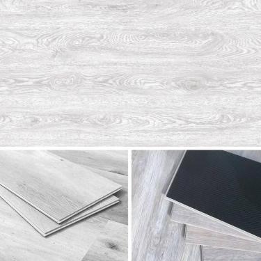 Imagem de Piso Vinílico Autocolante Placa Adesiva Régua Madeira Cx 5M