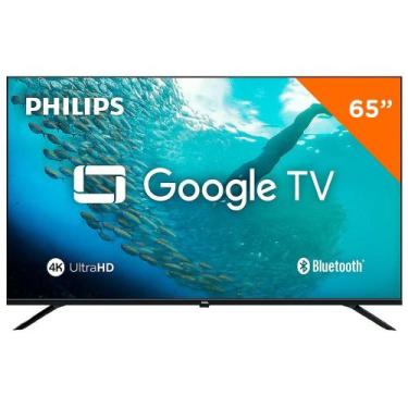 Imagem de Smart TV LED Philips 65" UHD 4K, com Google Assistente Integrado PUG70