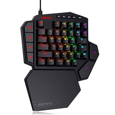 Imagem de Teclado Mecânico Gamer Redragon One Hand RGB Chroma Switch Outemu Blue MK II - DITI K585RGB