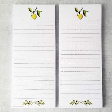 Imagem de Blocos de notas para geladeira Nancy Nikko Lemon & Olive Branch x2