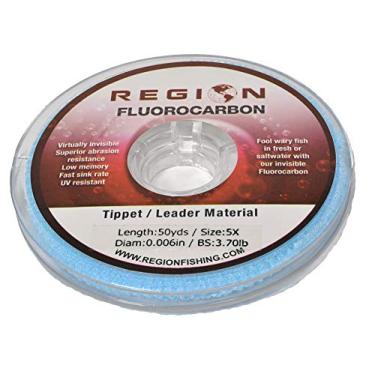 Imagem de 50YD Fluorocarbon Fly Fishing Tippet - Ultra Clear - Abrasion Resistant - 7X 6X 5X 4X 3X 2X 1X 0X