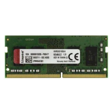 Imagem de Memoria Notebook 4gb - Ddr4 - 2666mhz - Kingston - Kvr26s19s6-4