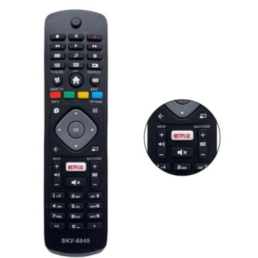Imagem de Controle Remoto Compatível para TV Philips Smart 4K LCD LED Função Netflix - TONSHOP
