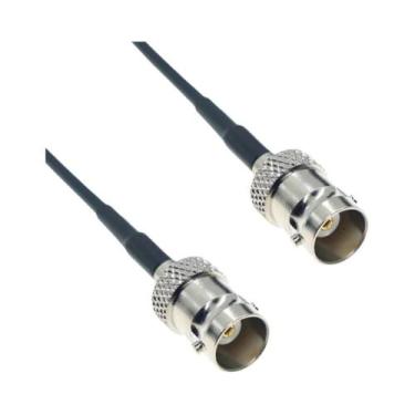 Imagem de BNC Macho Fêmea Plug Jack Conector De Porca Rg174 Cabo Extensão De Âng