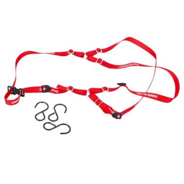 Imagem de Correia Y para pneu sobressalente, escala 1/10 RC 3 pontos ajustável alça de amarração de pneu adequada para Traxxas UDR TRX-4 Axial 90048 RR10 4.8 cm 5.6 cm Acessórios de rack de teto de pneu 3 vias