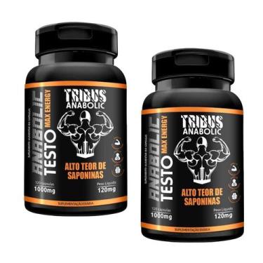 Imagem de Kit 2x Testo Max Energy 120 cápsulas Medinfarm, Sem Sabor