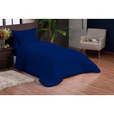 Imagem de kit edredon solteiro dupla face 4 peças varias cores - theovitex enxov