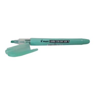 Imagem de Caneta Marca Texto Lumi Color Soft Pilot Cores Pastel Chanfrada, Verde