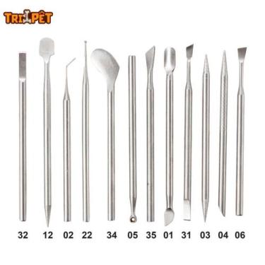 Imagem de Kit Completo Com 12 Instrumentos Para Manicure Profissional Cutemax