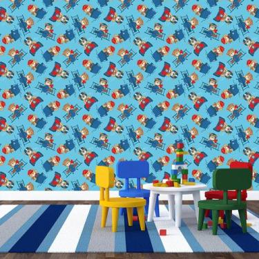 Imagem de Papel de Parede Adesivo - Ursinho Piloto - 030ppb - Allodi