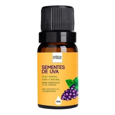 Imagem de Óleo Vegetal De Sementes De Uva - 10Ml Puro E Natural - Essência Do Br