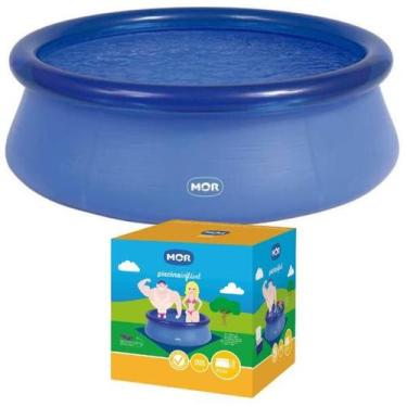 Imagem de Piscina Inflável Mor 1900 Litros Grande Redonda Jardim Verão