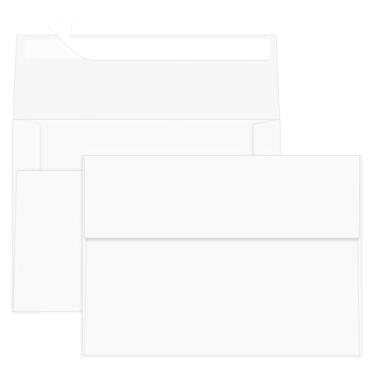 Imagem de Ouzoustate 200 pacotes de envelopes brancos 12 x 17 cm, envelopes A7 para convite de cartão, casamento, festa de aniversário, chá de bebê