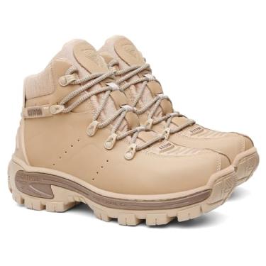 Imagem de Bota de Segurança em Couro CATPRO ALPHA – Masculina, Com C.A, Antiderrapante, Confortável, Resistente e Anatômica para Trabalho e Uso Profissional (Nude, BR, Adulto, Numérico, 39)