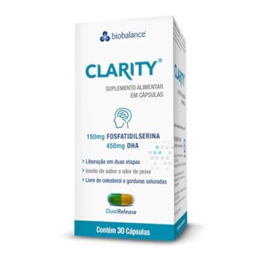 Imagem de Clarity Biobalance - 150mg Fosfatidilserina e 450mg DHA - 30 Cápsulas