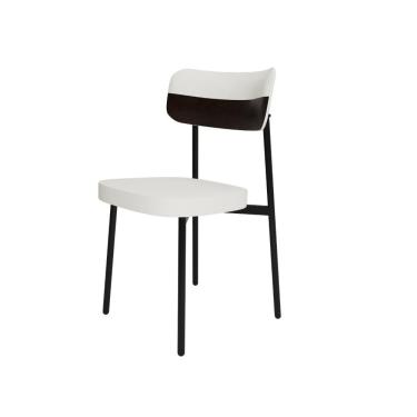 Imagem de Cadeira De Jantar Alloa Corriente Palha- Courino Café - Est. Preta