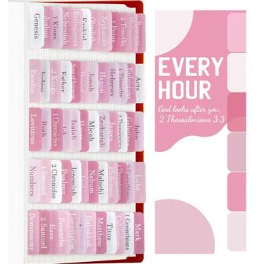 Imagem de Bible Tabs PAIVSUN para mulheres e meninas, Diário de Estudo Bíblico