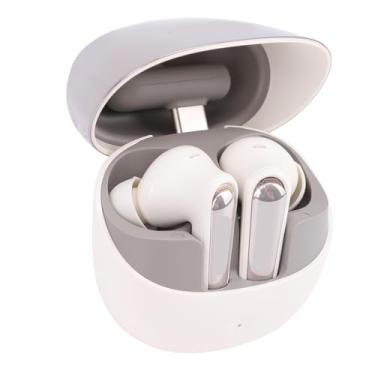 Imagem de Yunir Fones de Ouvido Sem Fio, Fone de Ouvido Bluetooth 5.4 Esportivo, Fone de Ouvido Estéreo de Modo Duplo Bluetooth 2.4GHz, Microfone ENC Noise Ocultando Baixa Latência, Fone de (Branco)