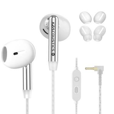 Imagem de KZ Fones de ouvido Duet Dual Driver com fio para jogos, fones de ouvido intra-auriculares com microfone para PC, celular, Nintendo Switch, ajuste com isolamento de ruído, fones de ouvido de graves